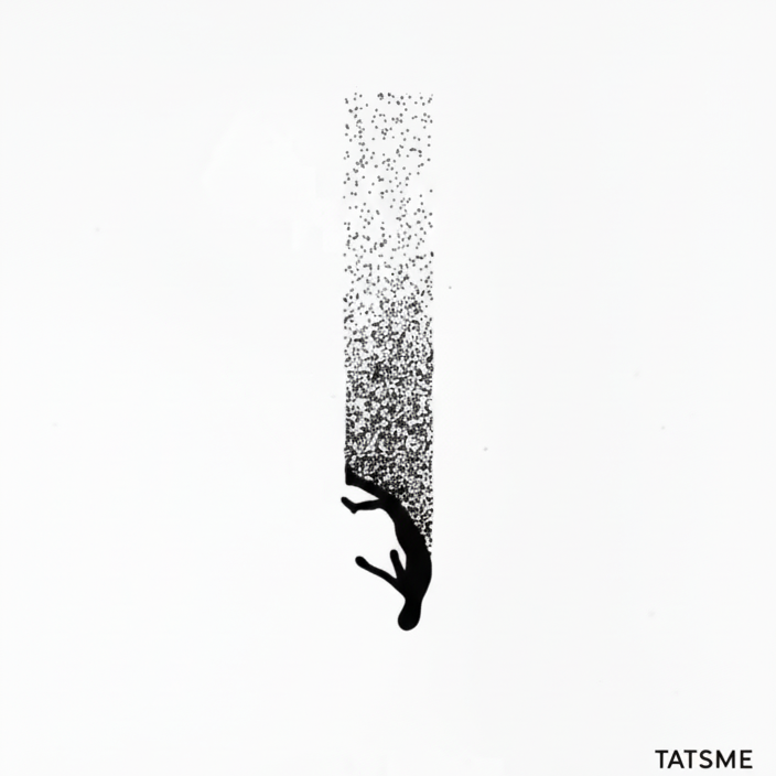 Falling Soul– Semi‑Permanent Tattoo