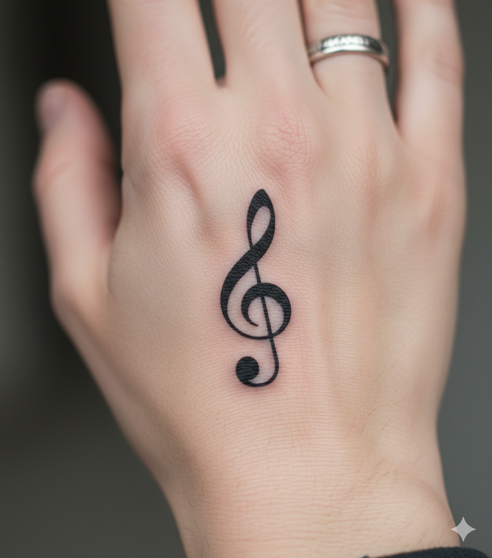 Vibe Note– Semi‑Permanent Tattoo 2X2