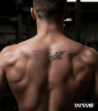 Broken Wing – Semi‑Permanent Tattoo