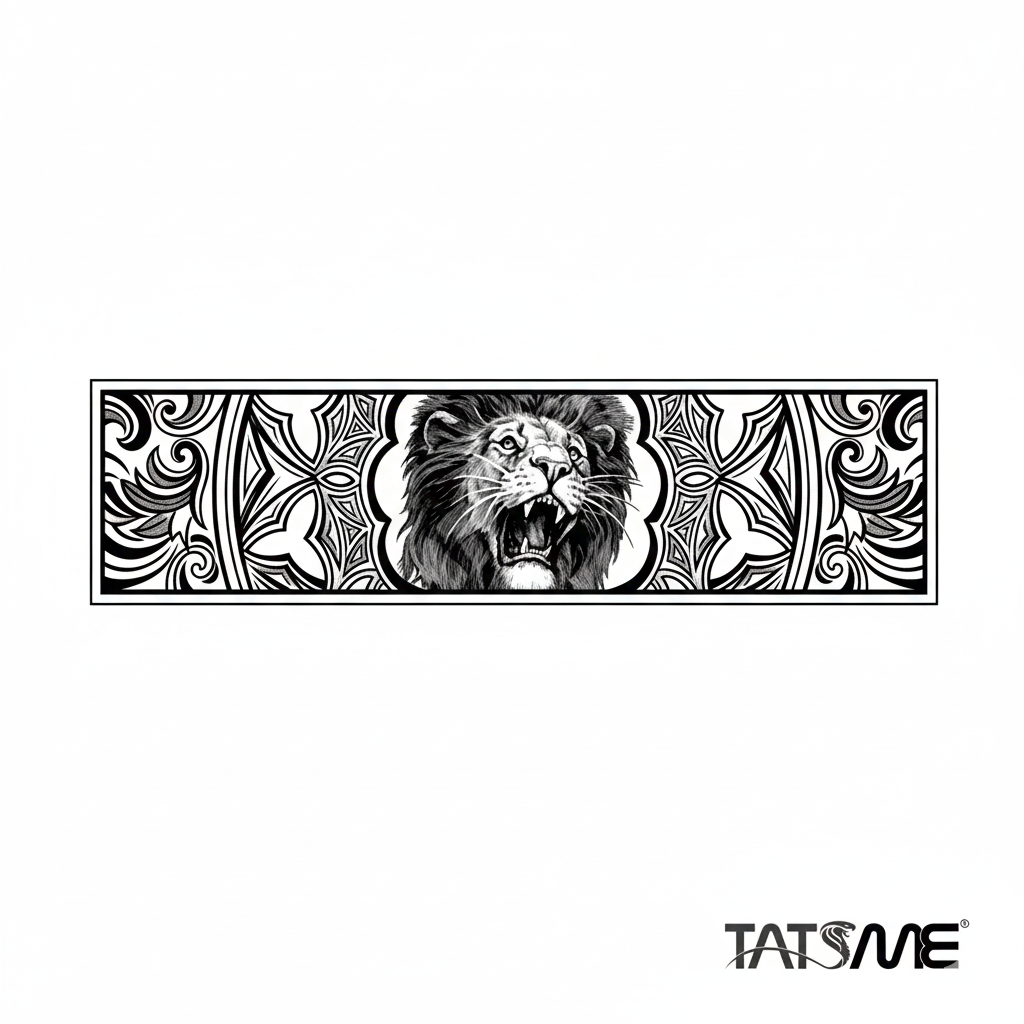 Royal Crest – Semi‑Permanent Tattoo