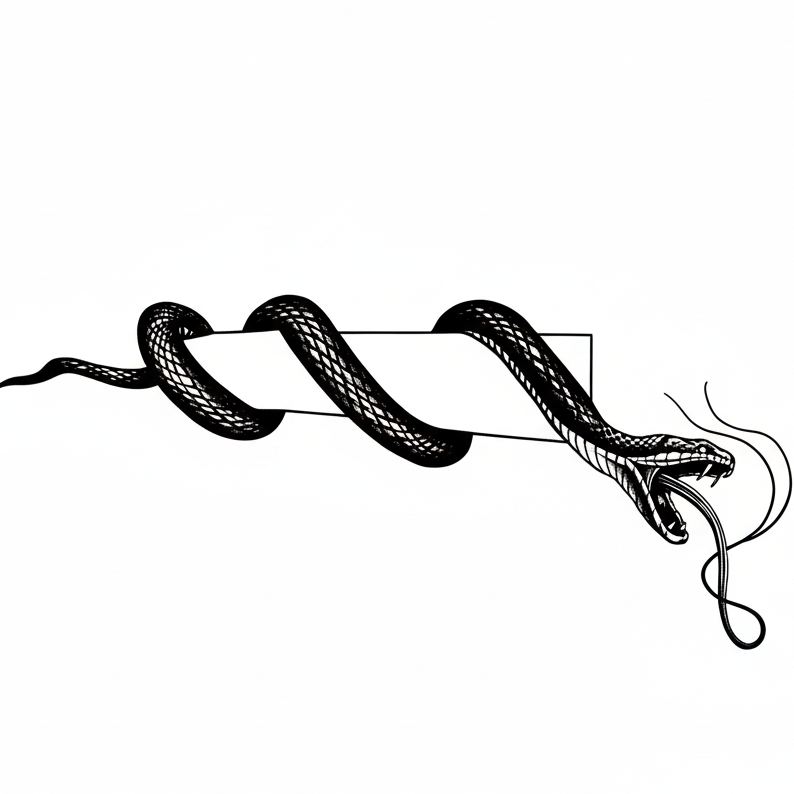 Mystic Serpent – Semi‑Permanent Tattoo