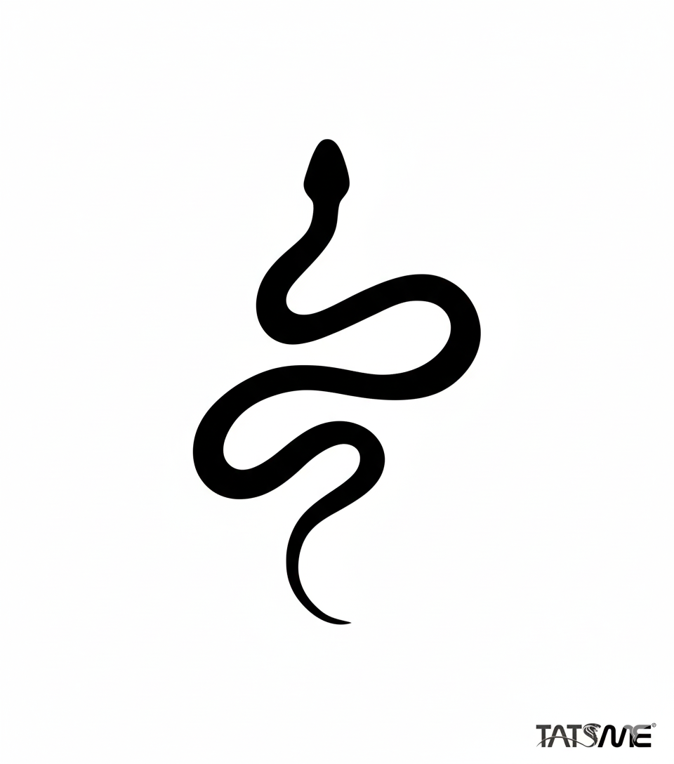 Mystic Snake – Semi‑Permanent Tattoo