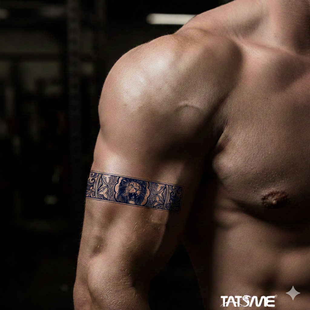 Royal Crest – Semi‑Permanent Tattoo