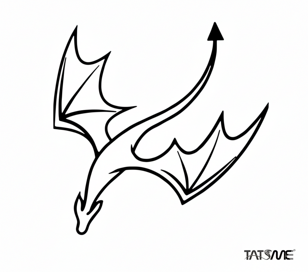Shadow Drake – Semi‑Permanent Tattoo