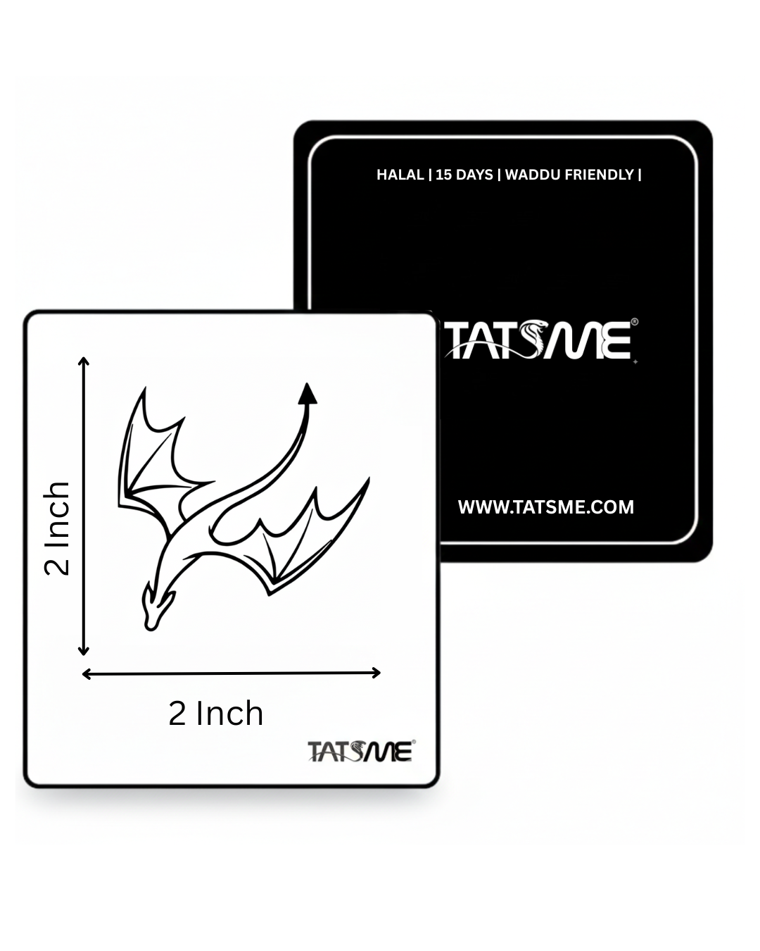 Warrior– Semi‑Permanent Tattoo 2X2