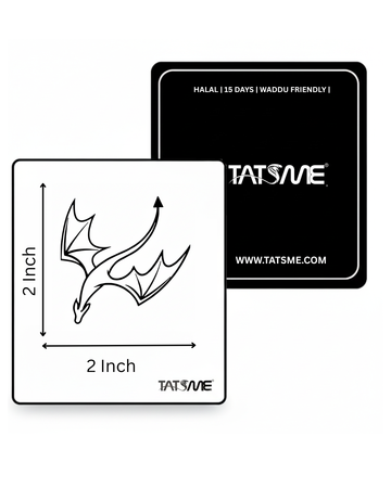 Warrior– Semi‑Permanent Tattoo 2X2