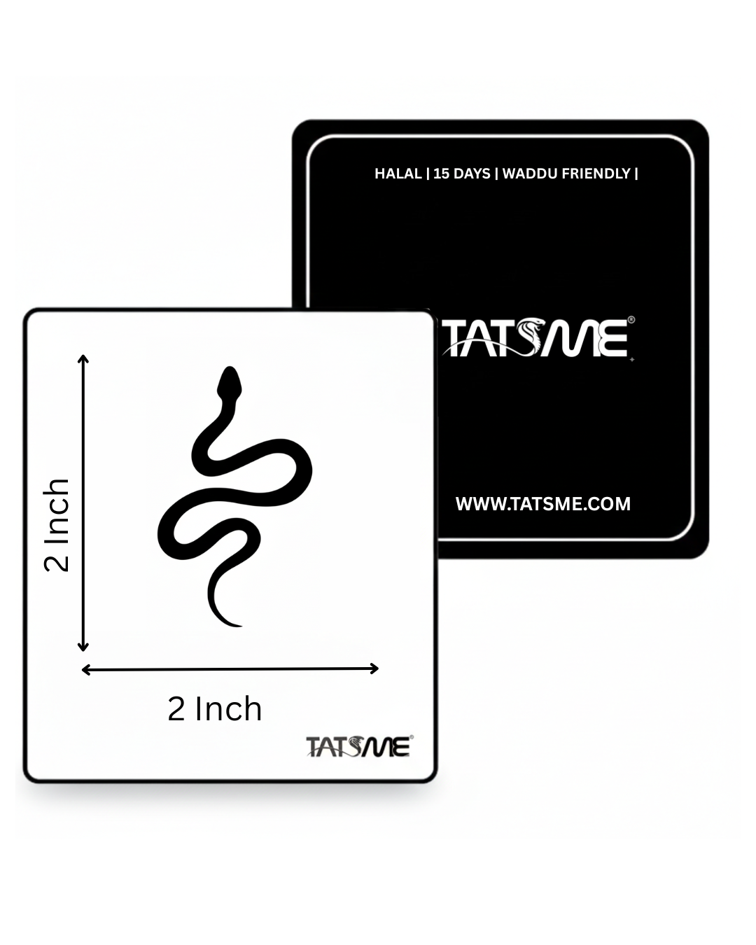Vibe Note – Semi‑Permanent Tattoo 2X2