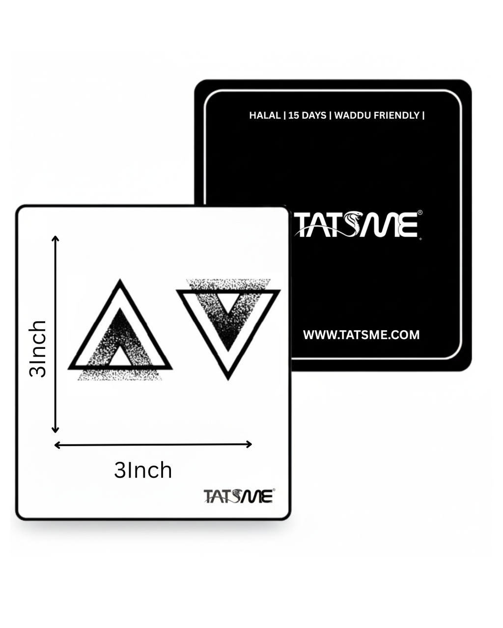 Triangle Union – Semi‑Permanent Tattoo