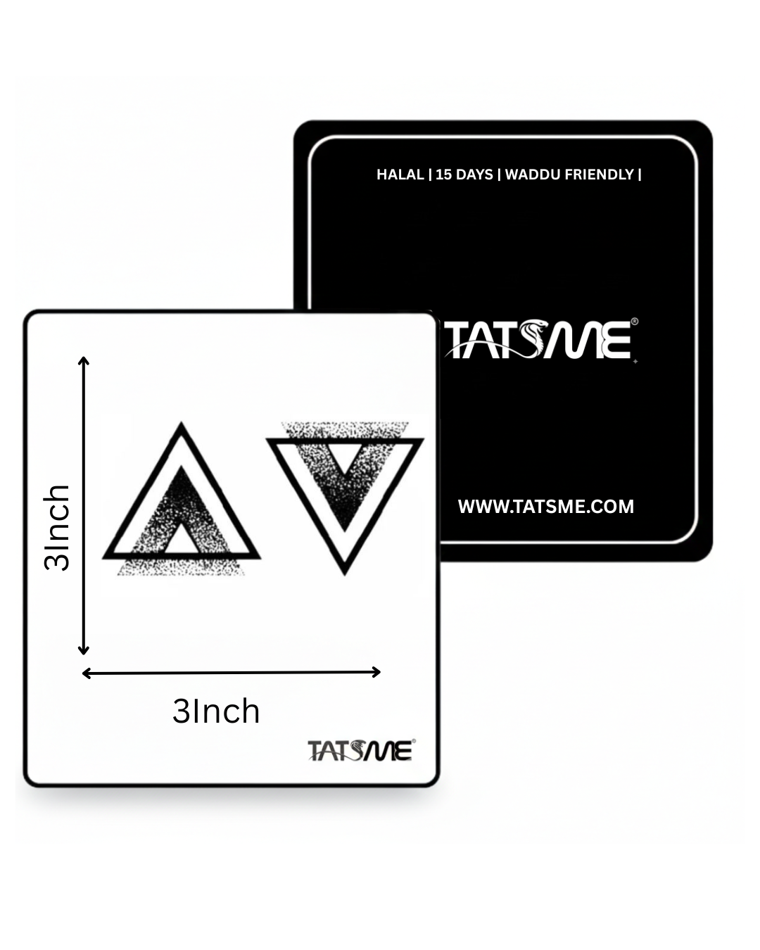 Triangle Union – Semi‑Permanent Tattoo