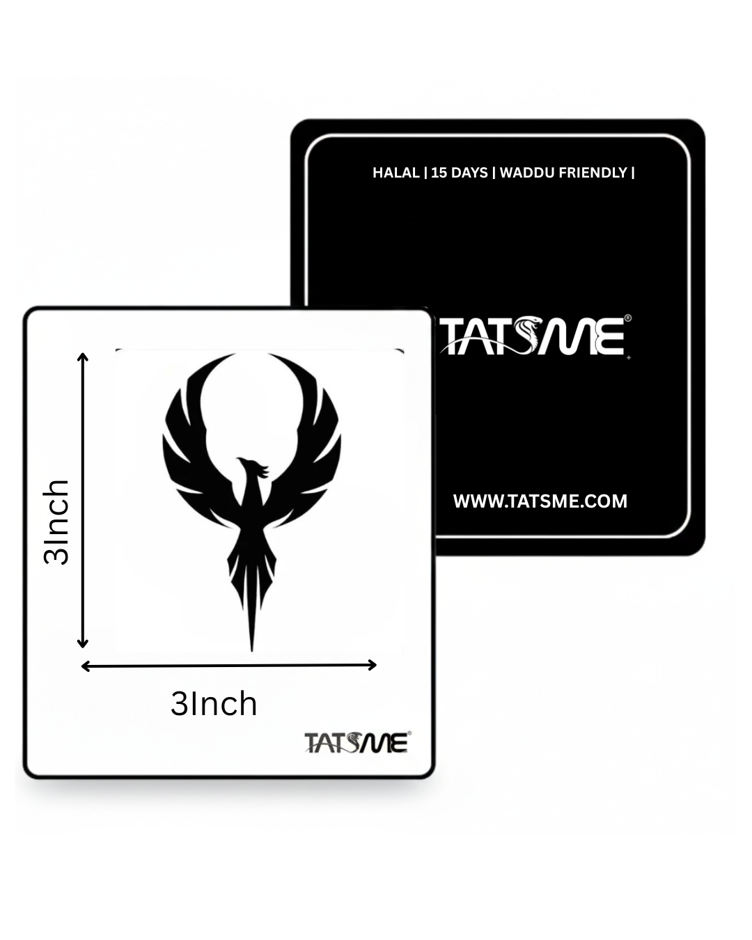 Black Phoenix – Semi‑Permanent Tattoo