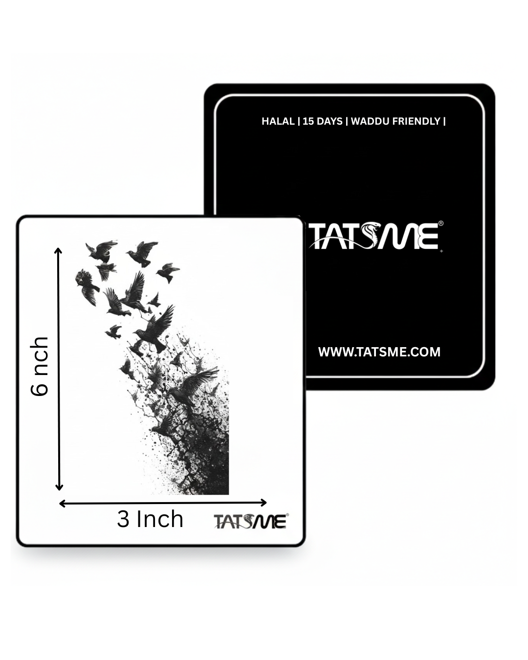 Flying Souls – Semi‑Permanent Tattoo