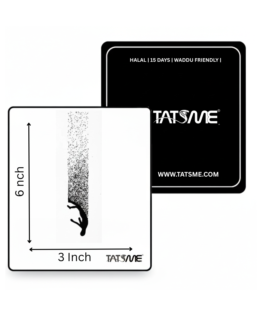 Falling Soul– Semi‑Permanent Tattoo