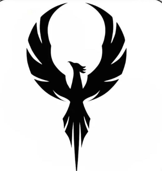 Black Phoenix – Semi‑Permanent Tattoo